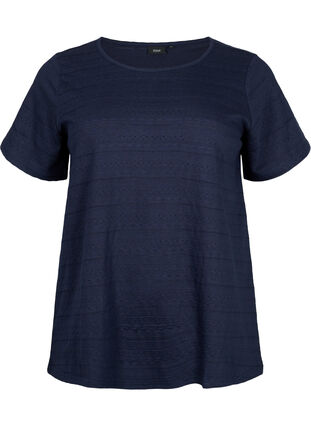 Kurzärmeliges Baumwoll-T-Shirt, Night Sky, Packshot image number 0