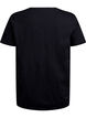 T-Shirt mit Knopfleiste, Schwarz, Packshot image number 1
