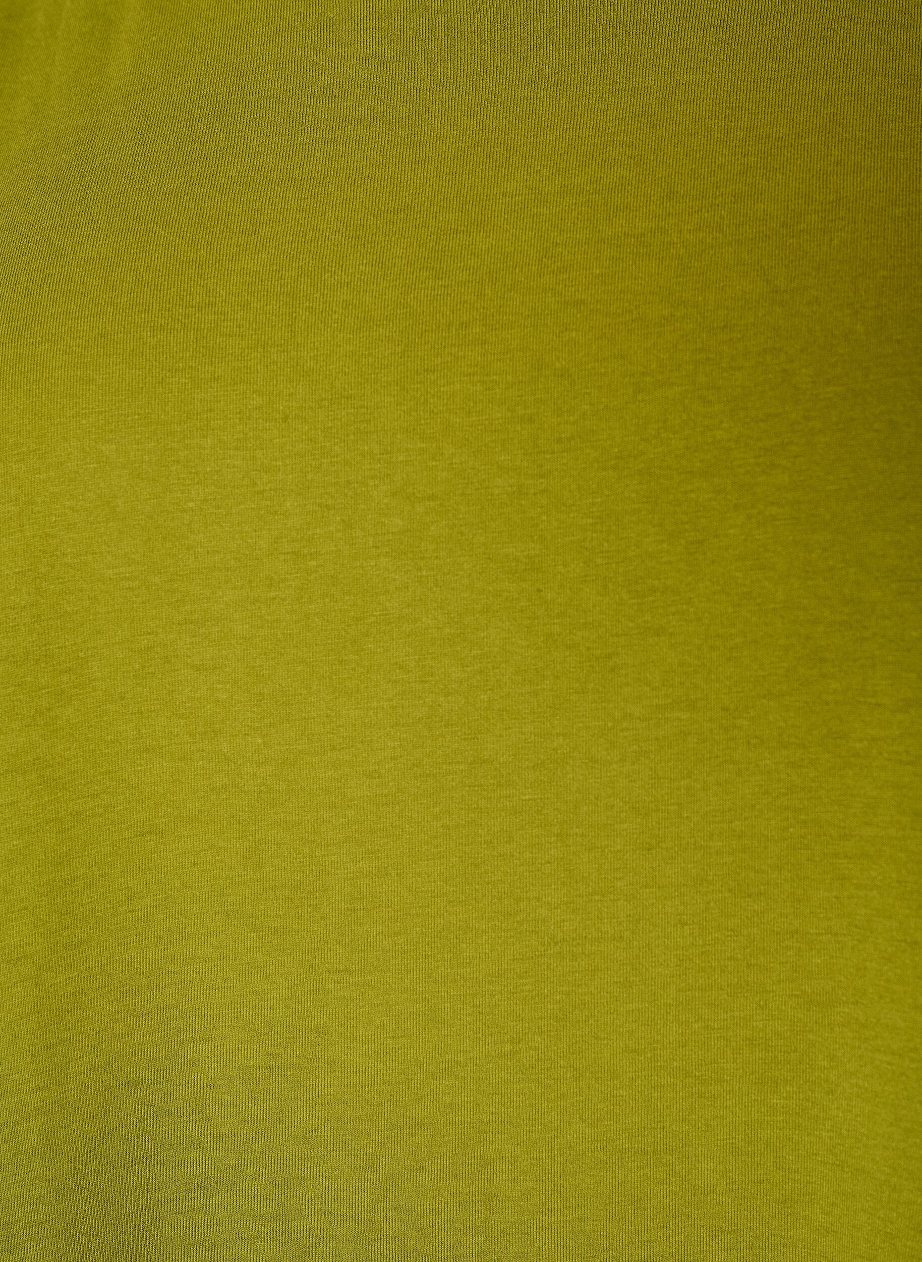 ZizziKurz&auml;rmeliges T-Shirt aus einer Baumwollmischung, Gr&uuml;n, Packshot image number 2