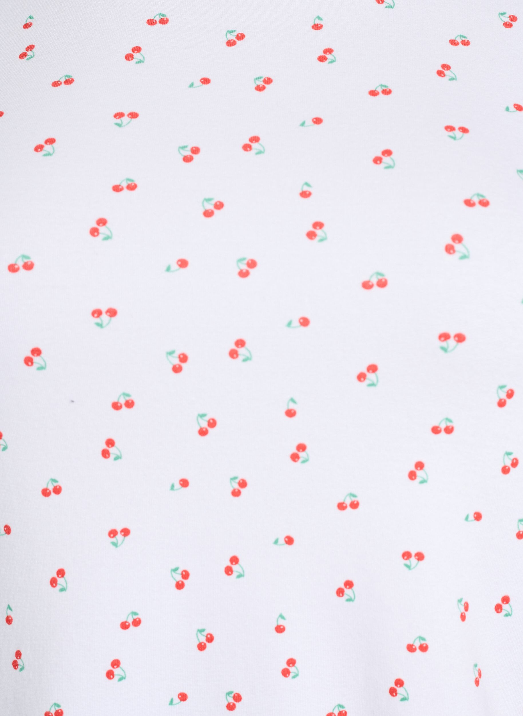 Zizzi T-Shirt aus Baumwolle mit Allover-Druck, Vanille, Packshot image number 2