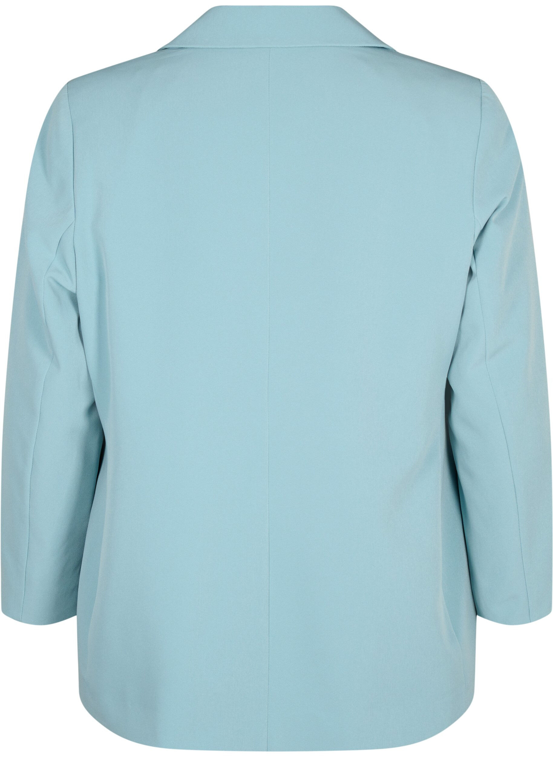 Zizzi Klassischer Blazer mit Knopfverschluss, Citadel, Packshot image number 1