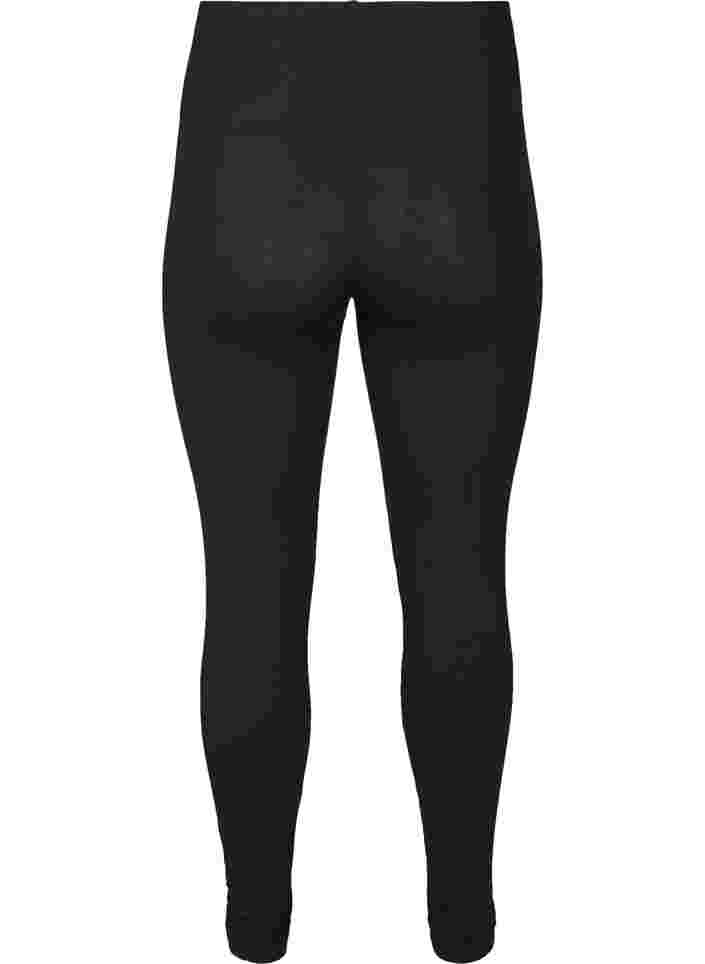 Lange Basic Leggings, Black, Packshot image number 1