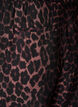 Viskosehose mit elastischem Bund und geraden Beinen, Braun, Packshot image number 3