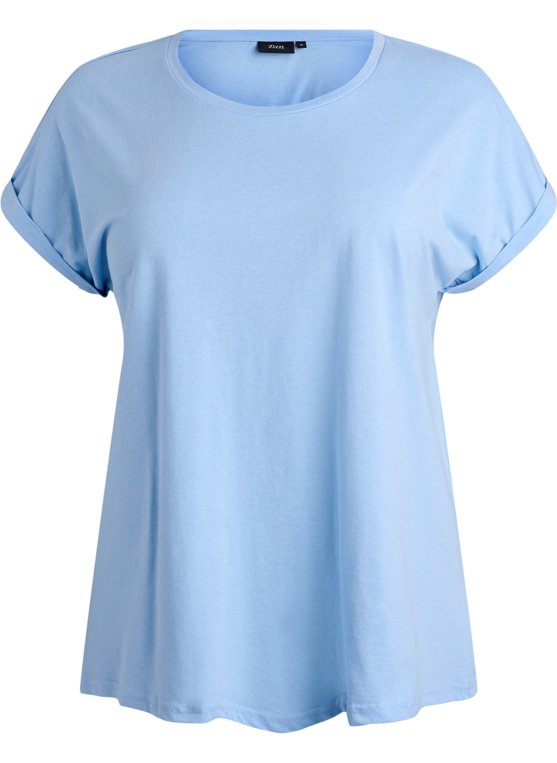 T-Shirt aus Baumwollmischung mit kurzen &Auml;rmeln
