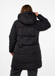 Pufferjacke mit Kapuze, Schwarz, Model image number 2