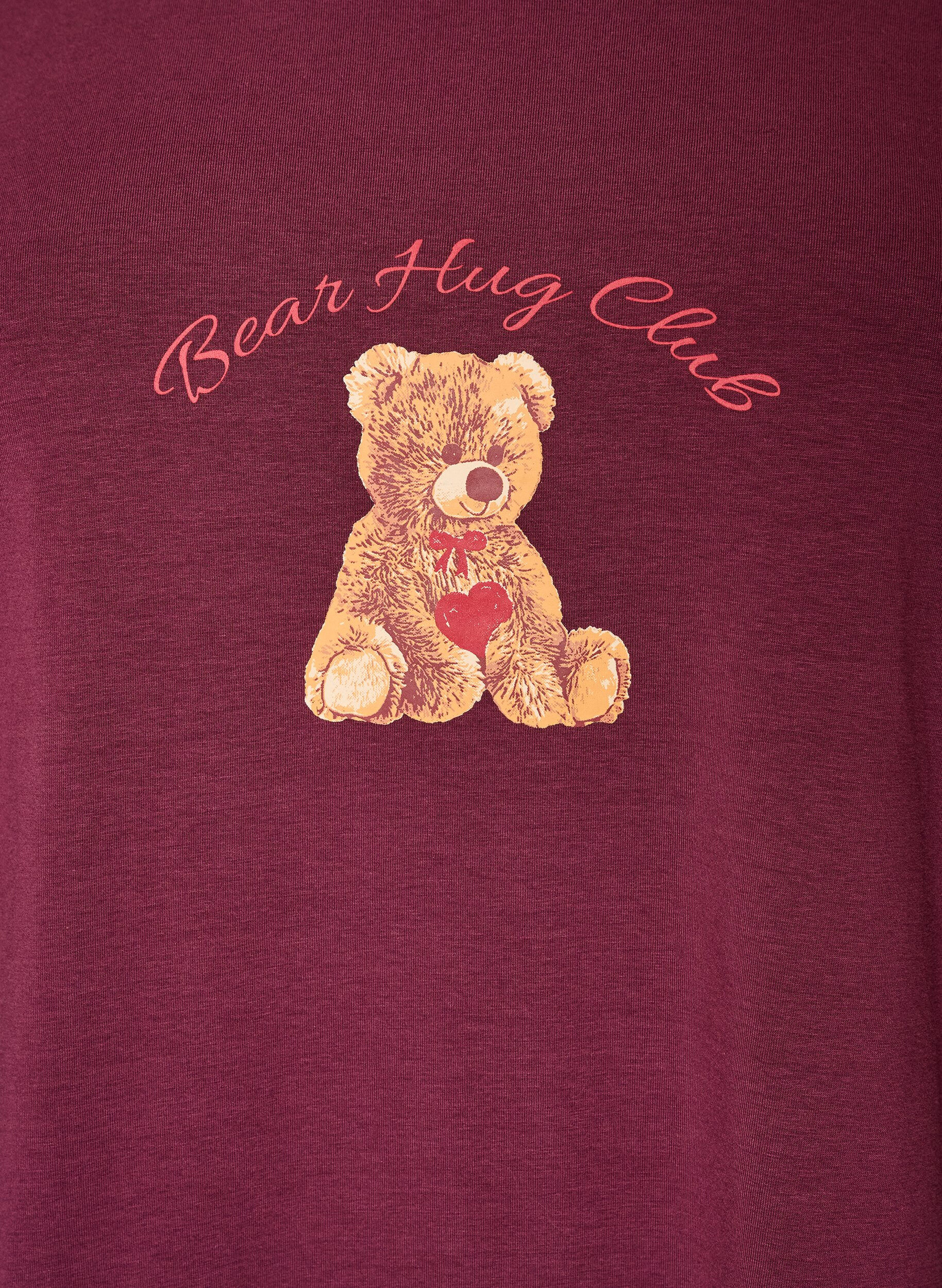 ZizziNachtbluse mit Print, 2421, Packshot image number 2