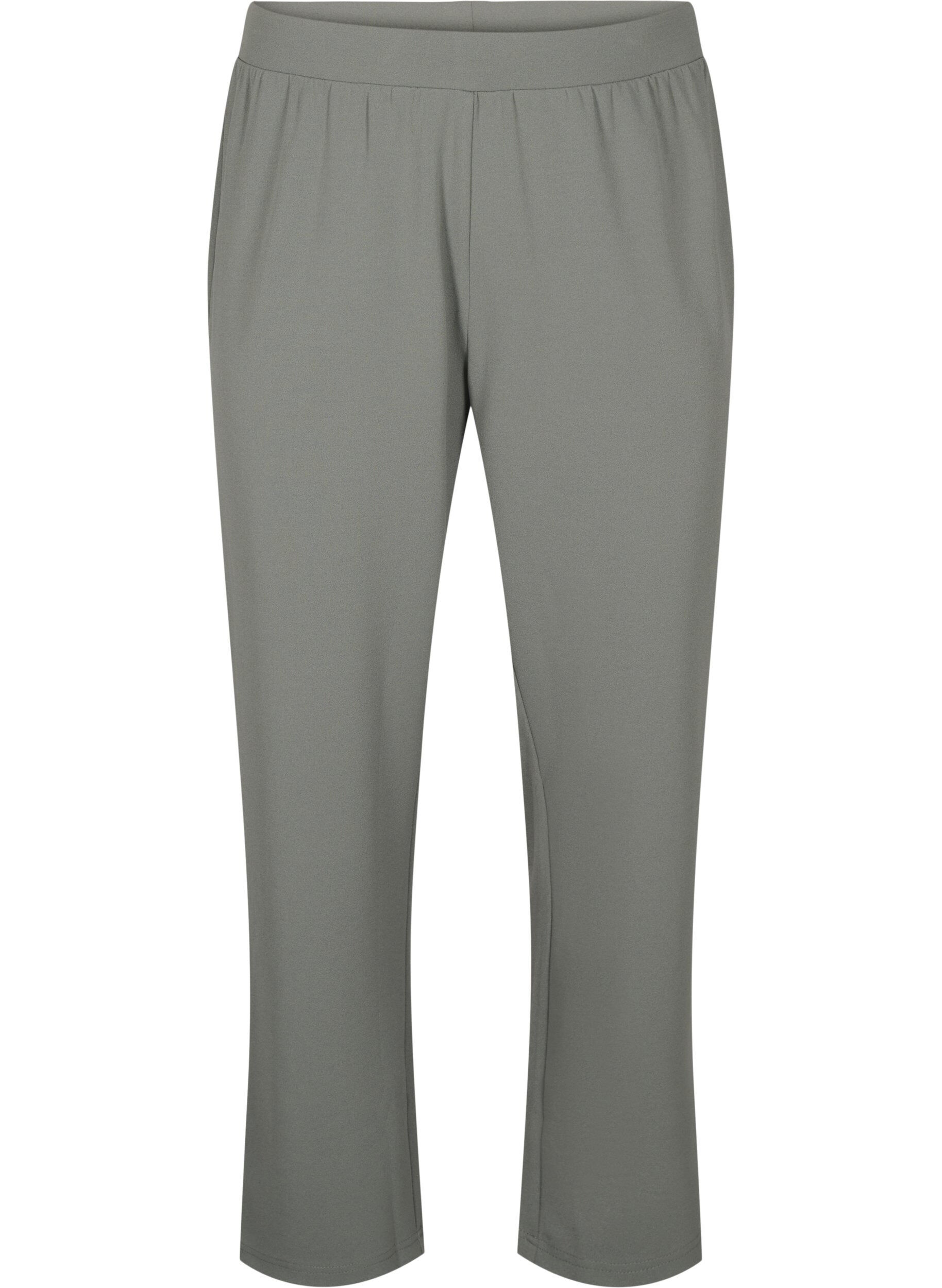 ZizziHose mit gerader Passform, Grau, Packshot image number 0
