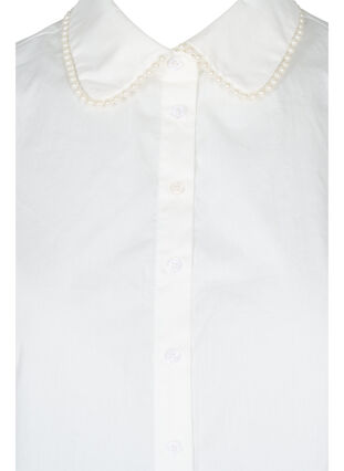 Hemdkragen mit Perlen, Bright White, Packshot image number 2