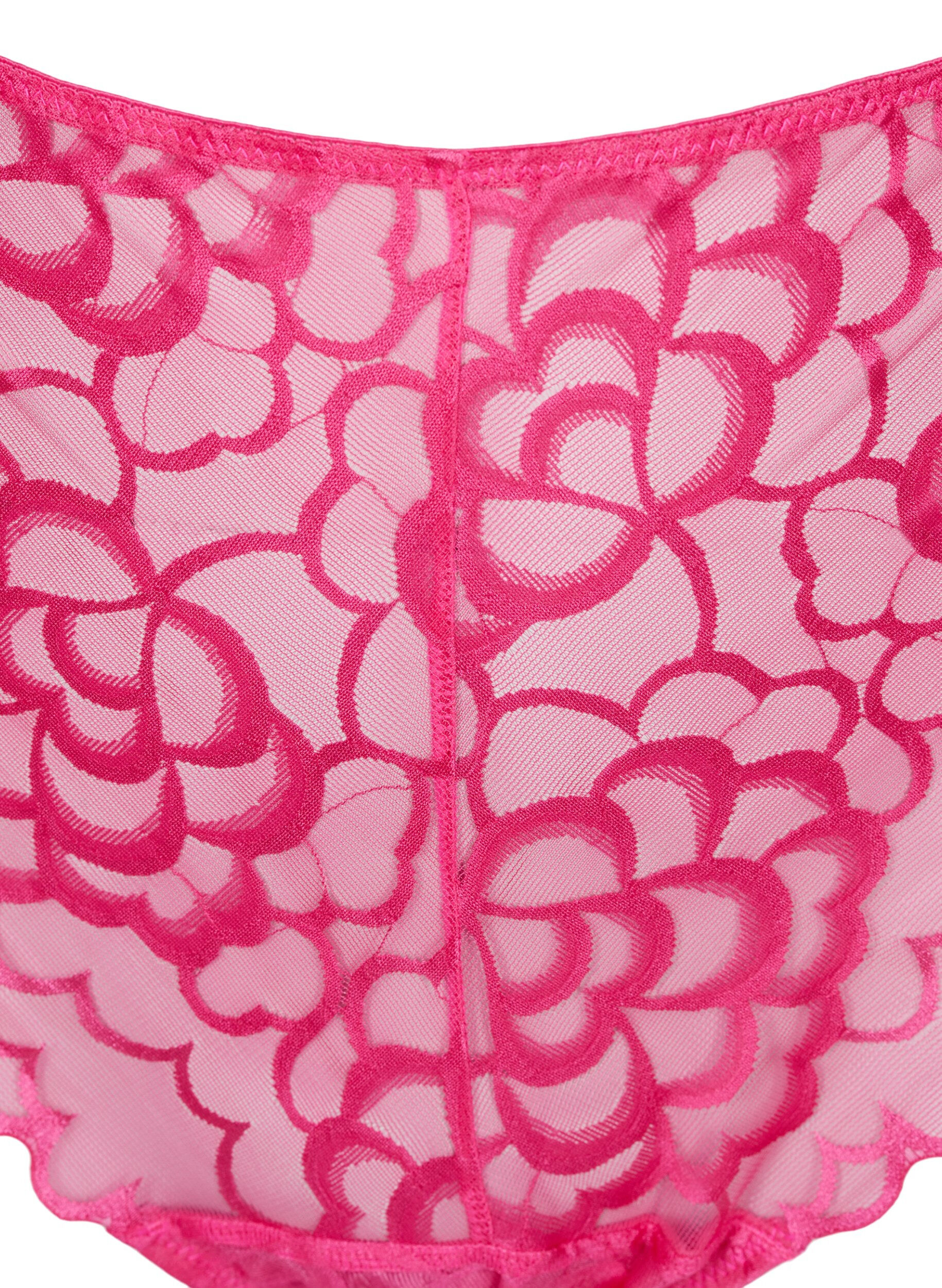 Zizzi G-String mit Spitze und normaler Taillenh&ouml;he, Jazzy, Packshot image number 2