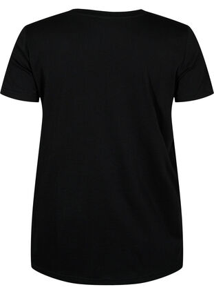 Trainings-T-Shirt mit Print, Black w. Mind/Body, Packshot image number 1