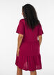 Jerseykleid mit Spitzendetails und mehrlagigem Rock, Rot, Model image number 2