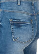 Cropped Amy Jeans mit Rei&szlig;verschluss, Blau, Packshot image number 3