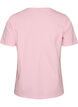 T-Shirt aus Bio-Baumwolle mit Frontprint, Pink, Packshot image number 1