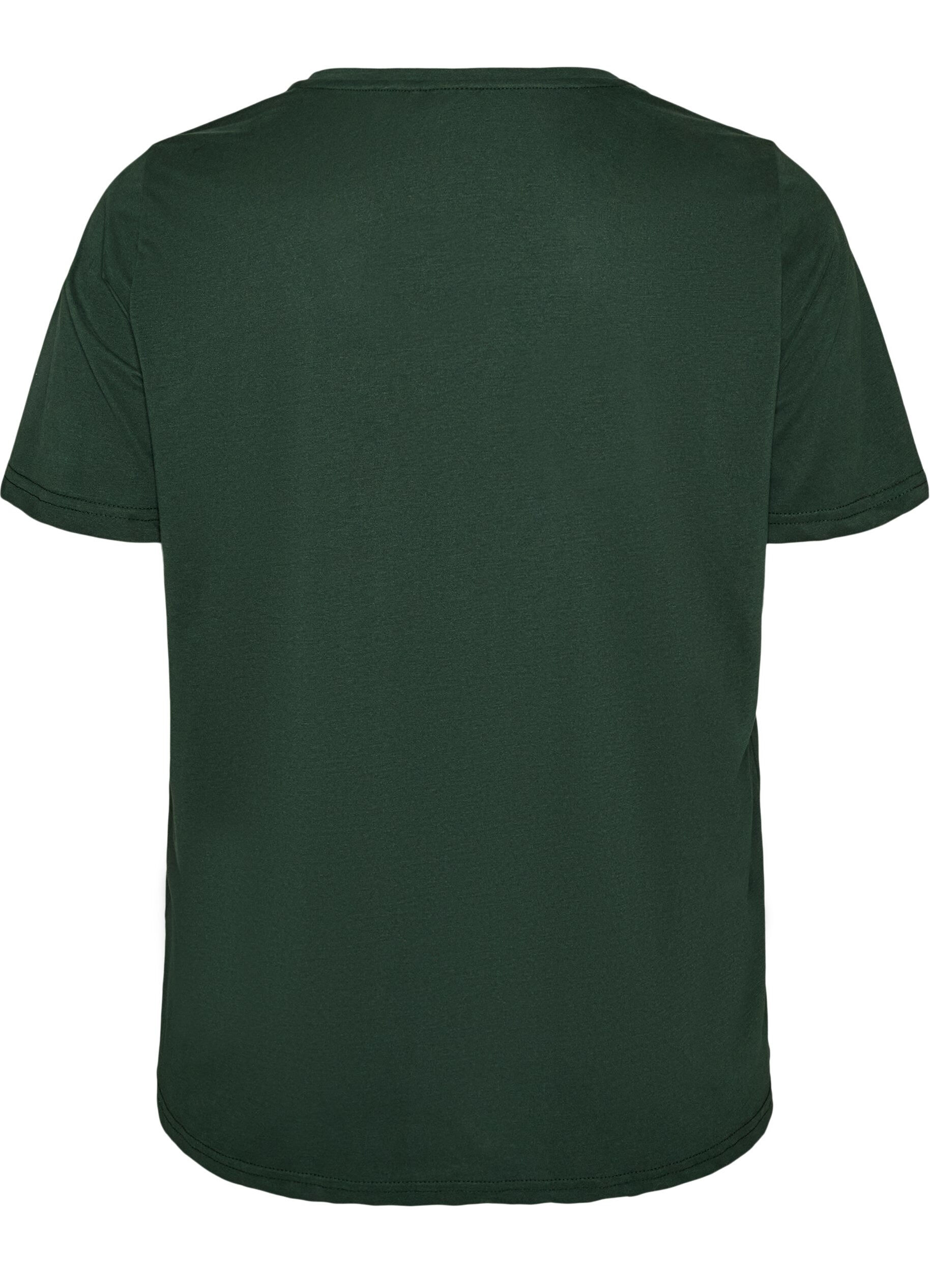 ZizziT-Shirt mit Print, Gr&uuml;n, Packshot image number 1