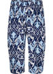 Culotte-Hose aus Viskose mit Aufdruck, Blue Ethnic AOP, Packshot image number 0