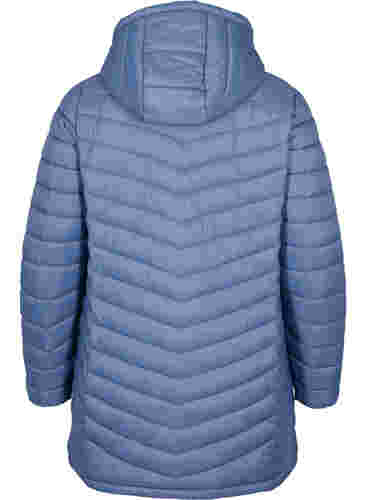 Gesteppte leichte Jacke mit abnehmbarer Kapuze und Taschen, Bering Sea, Packshot image number 1