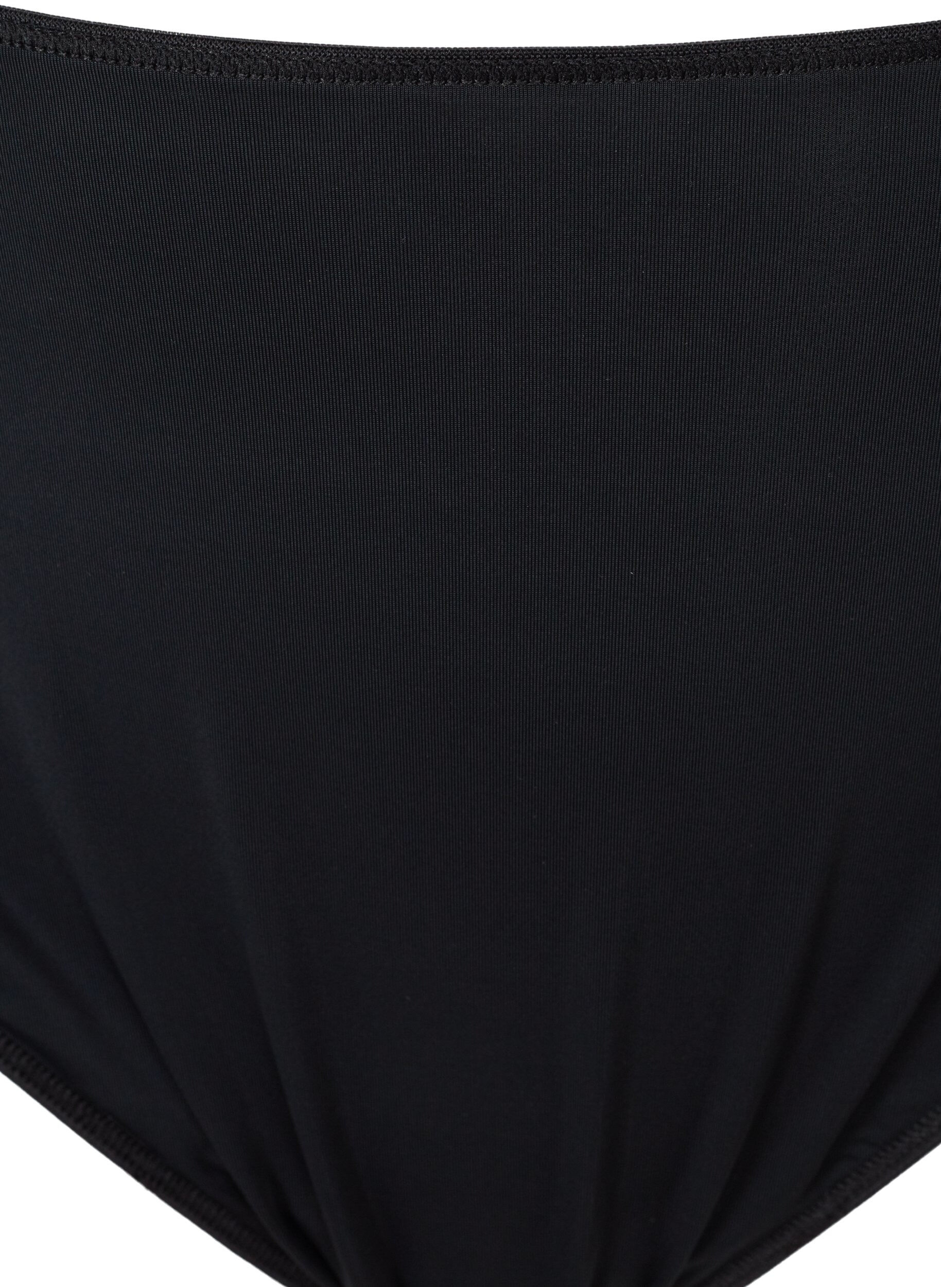 Zizzi 3er-Pack G-String mit Spitze, Schwarz, Packshot image number 2