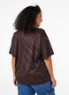 Oversize-Bluse mit Muster, Braun, Model image number 2