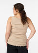 Top mit Spitzen, Beige, Model image number 2