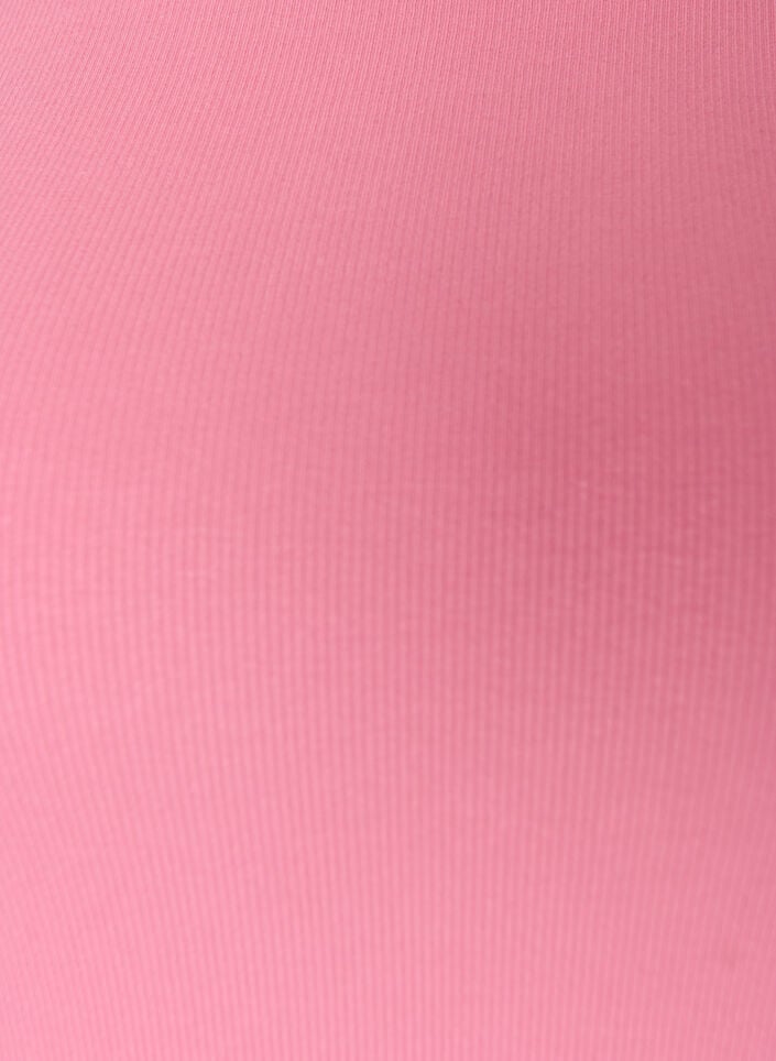 Ripptop aus Baumwolle mit hohem Kragen, Rot, Packshot image number 2