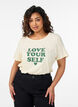 T-Shirt mit Print, Gelb, Model image number 0