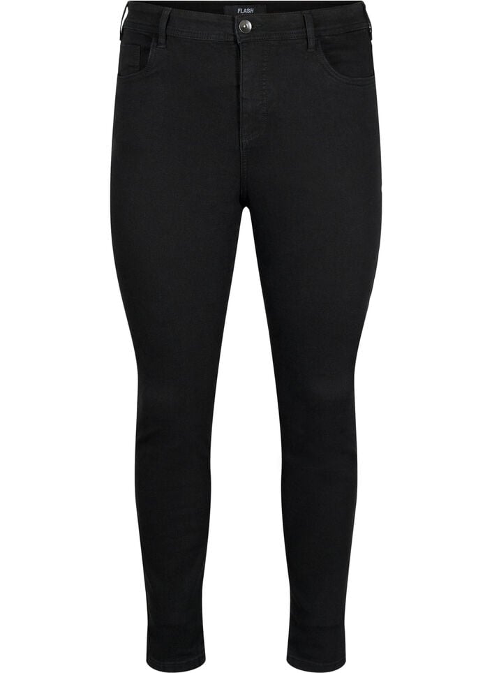 Jeans mit Super Slim Fit, Schwarz, Packshot image number 0