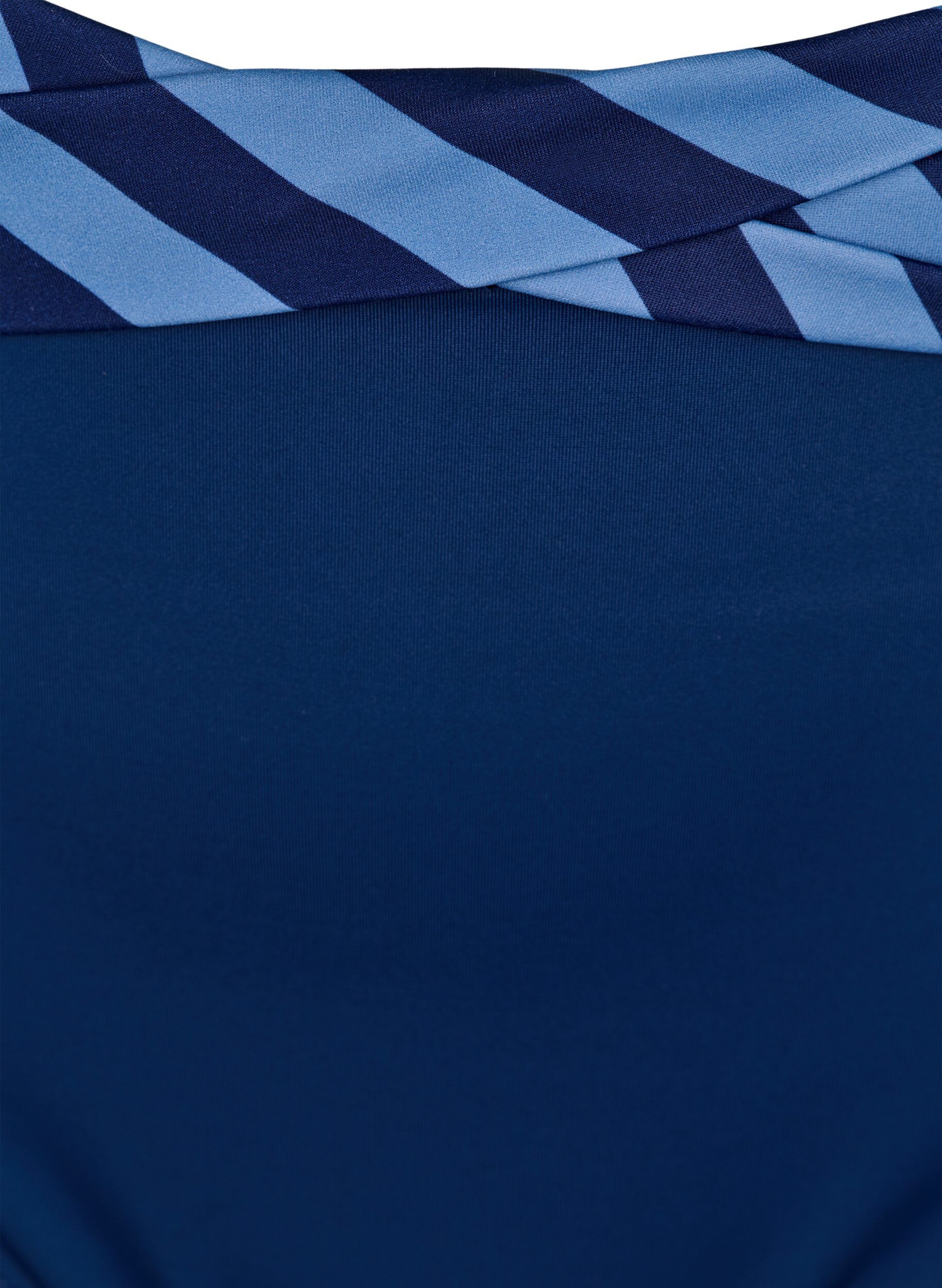 ZizziBikinislip mit Wickeldetails, Blau, Packshot image number 2