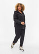 Lockere Baumwollhose mit Taschen, Schwarz, Model image number 0