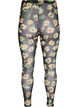 Mesh-Leggings mit Blumenprint, Yellow Green AOP, Packshot image number 1