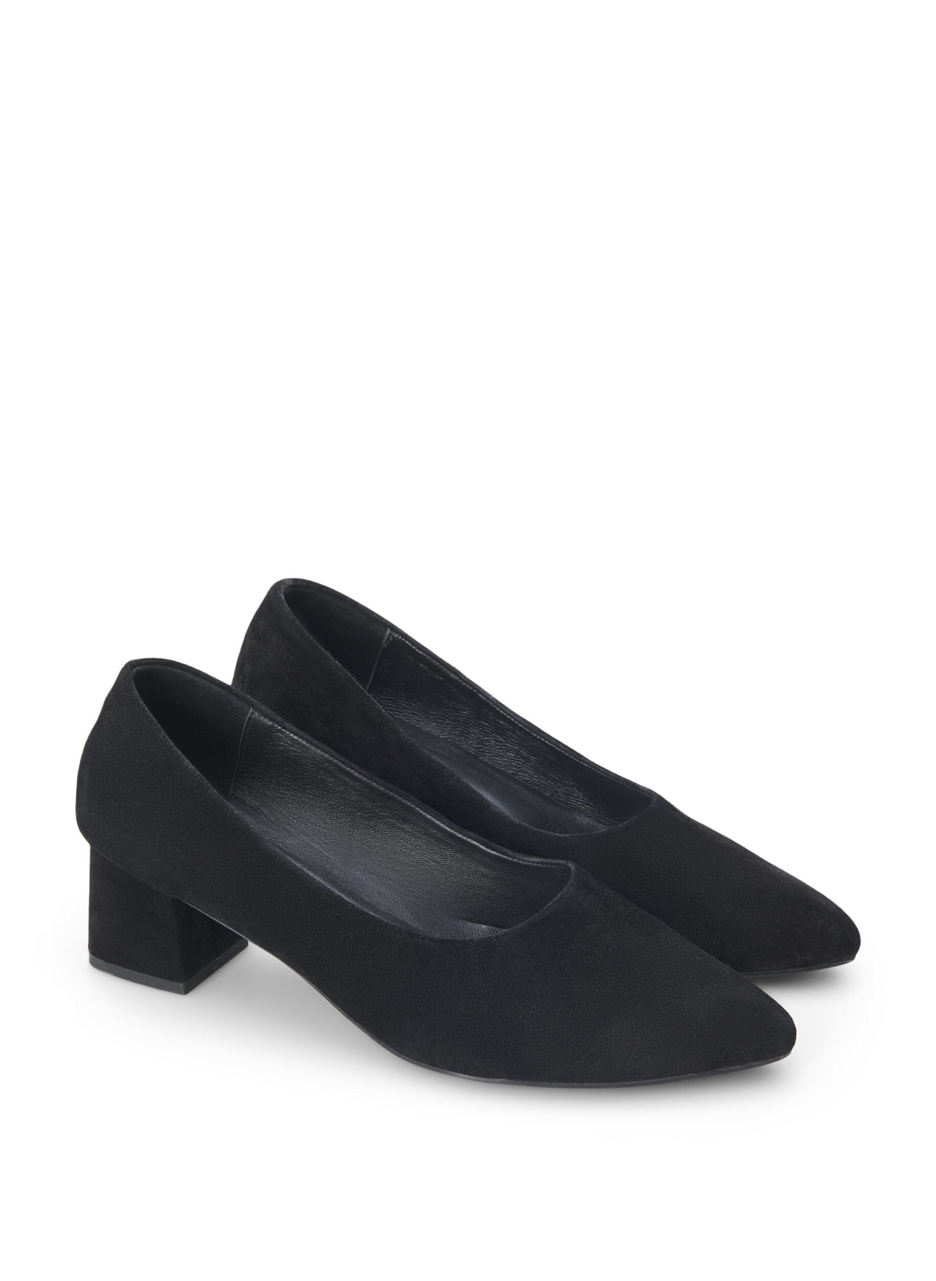 Zizzi Extra-Weite - Pumps aus Wildleder, Schwarz, Packshot image number 1