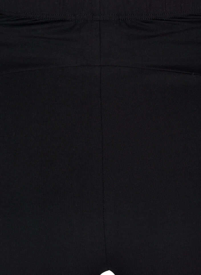 Eng anliegende Umstandsshorts aus Baumwolle, Black, Packshot image number 3