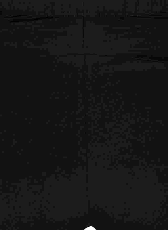 Eng anliegende Umstandsshorts aus Baumwolle, Black, Packshot image number 3