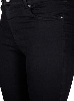 Super Slim-Fit-Jeans mit hoher Taille, Black, Packshot image number 2