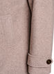 Kurzmantel mit zweireihiger Knopfleiste, Beige, Packshot image number 3