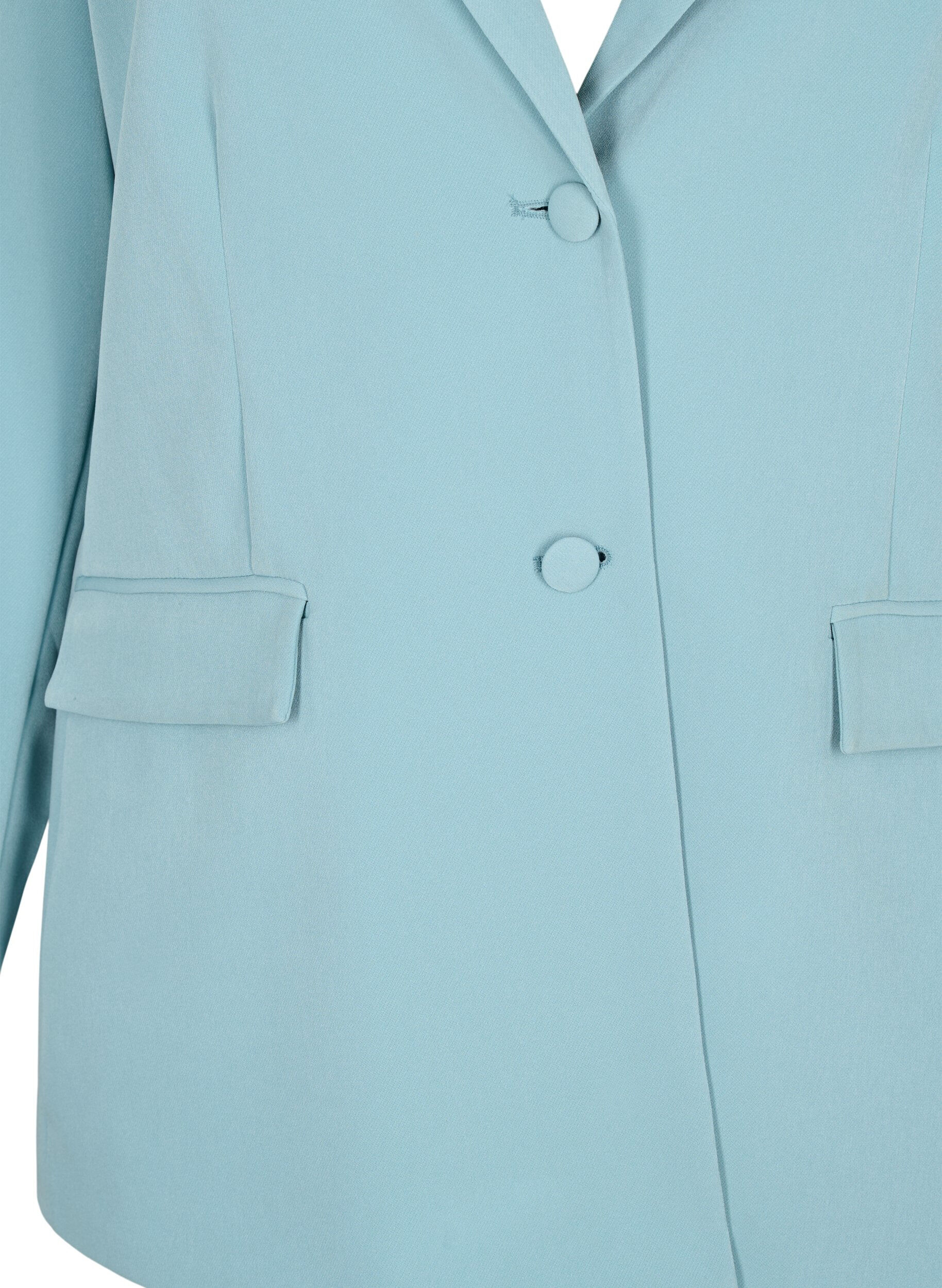 Zizzi Klassischer Blazer mit Knopfverschluss, Citadel, Packshot image number 2