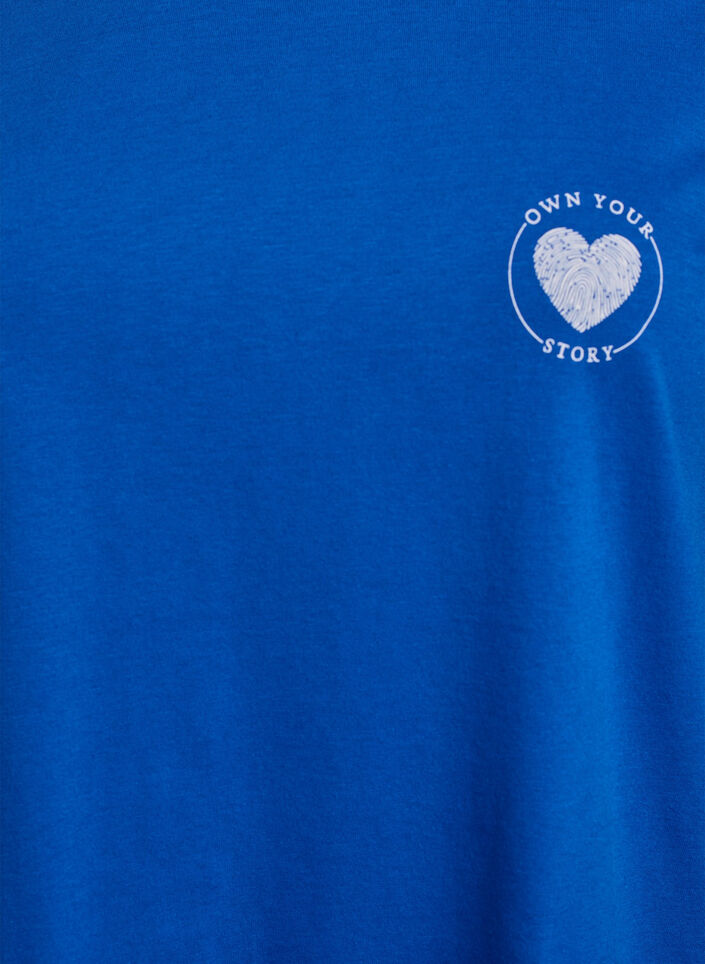 FLASH - T-Shirt mit Print., Blau, Packshot image number 2
