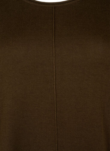 Gestrickte Bluse aus Baumwoll-Viskose-Mischung, Demitasse, Packshot image number 2