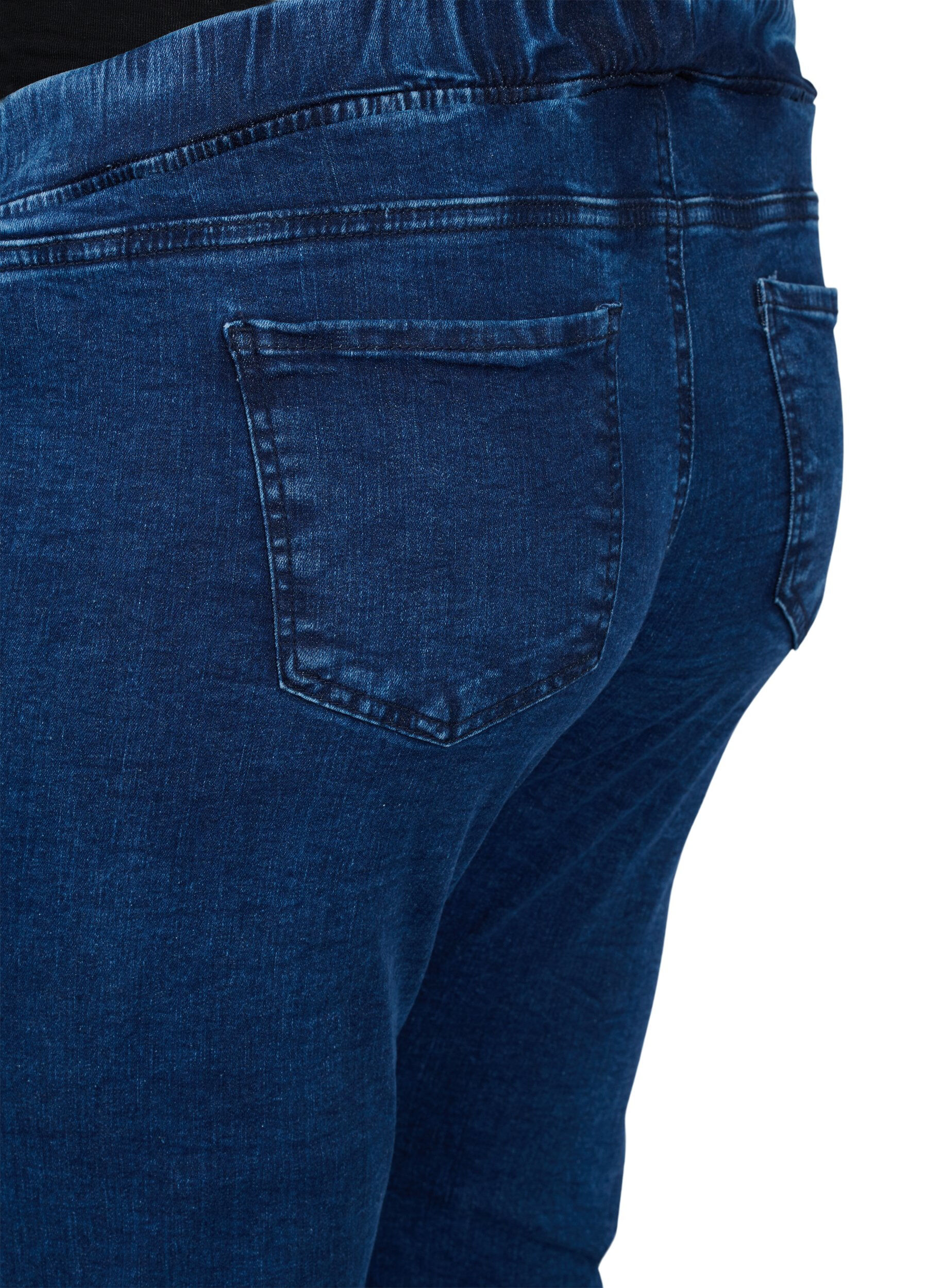 Zizzi Umstands-Jeggings mit Taschen hinten, Dark blue, Packshot image number 3