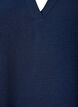 Bluse mit Smockb&uuml;ndchen und V-Ausschnitt, Blau, Packshot image number 2