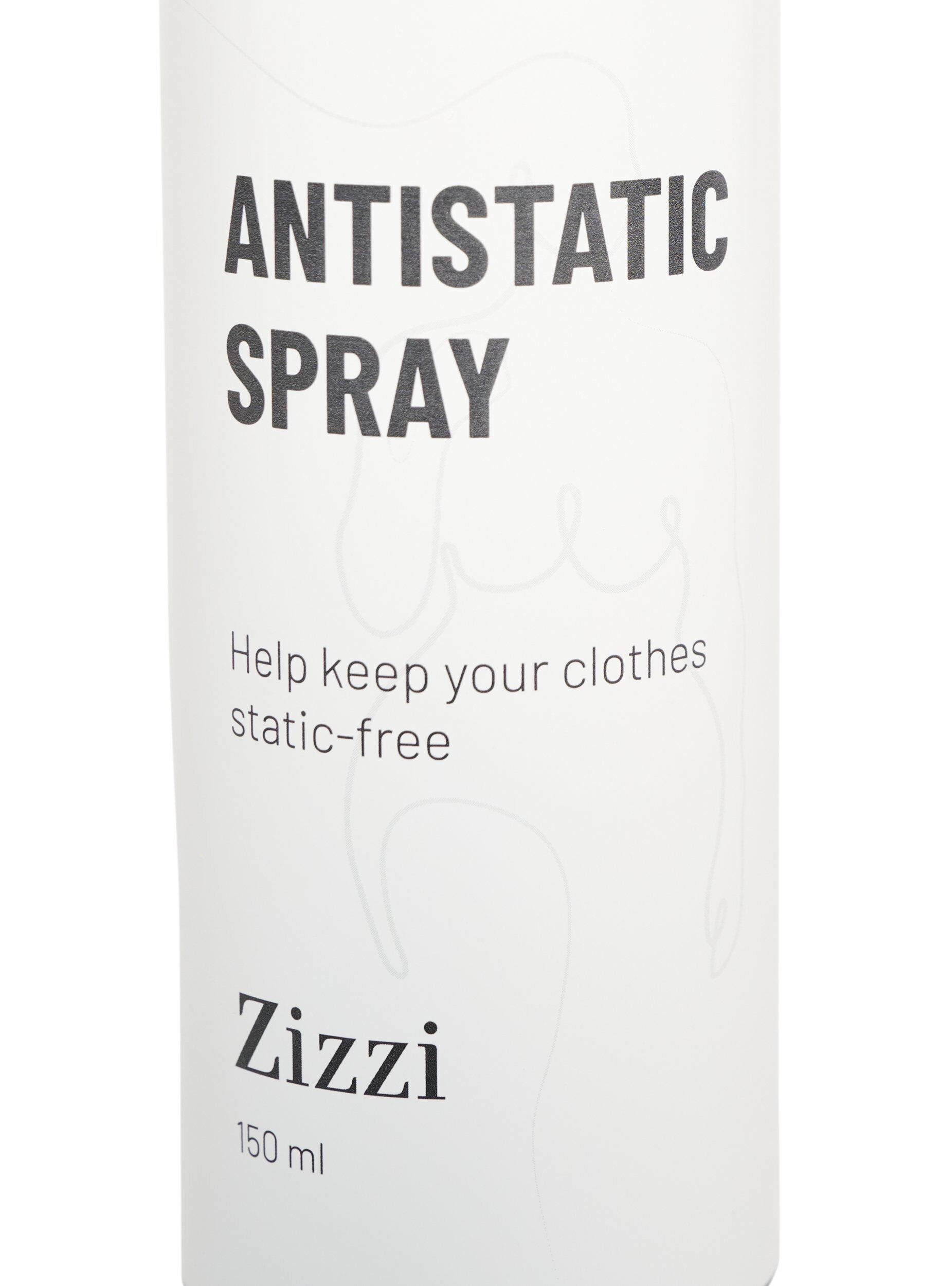 ZizziAntistatik-Spray f&uuml;r Kleidung, Schwarz, Packshot image number 1