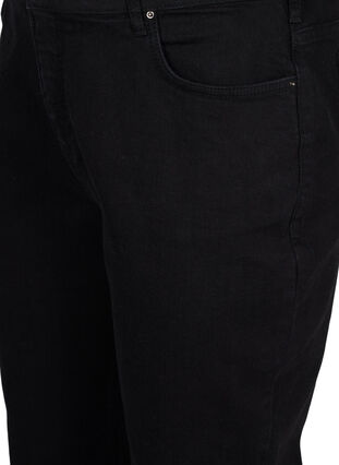 Cropped Mille Jeans mit Mom-Fit, Black, Packshot image number 2