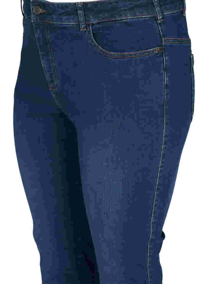 Hochtaillierte Ellen Bootcut Jeans, Dark blue, Packshot image number 2