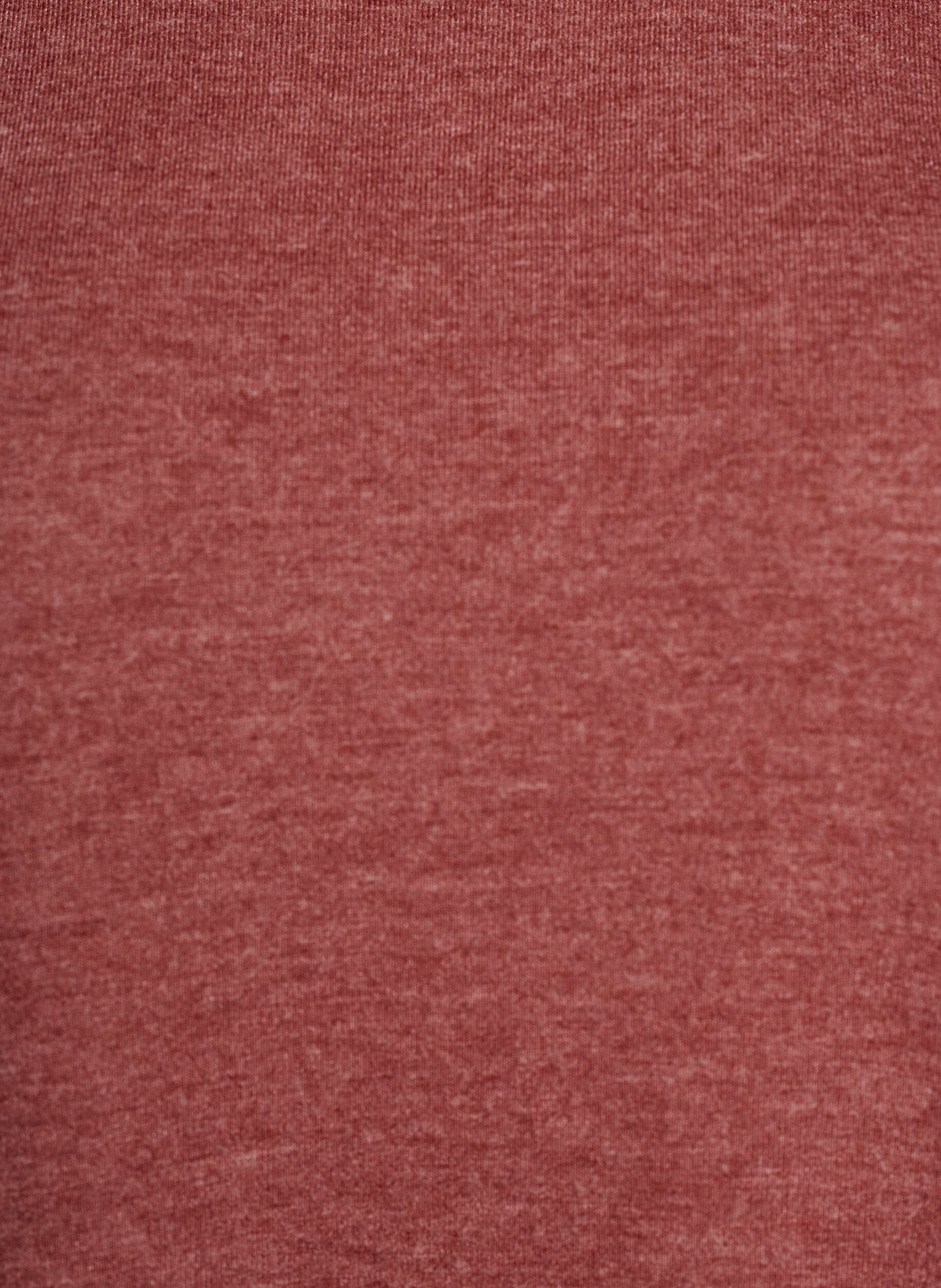 Zizzi Bluse aus Jersey mit 3/4-&Auml;rmeln, Rot, Packshot image number 2