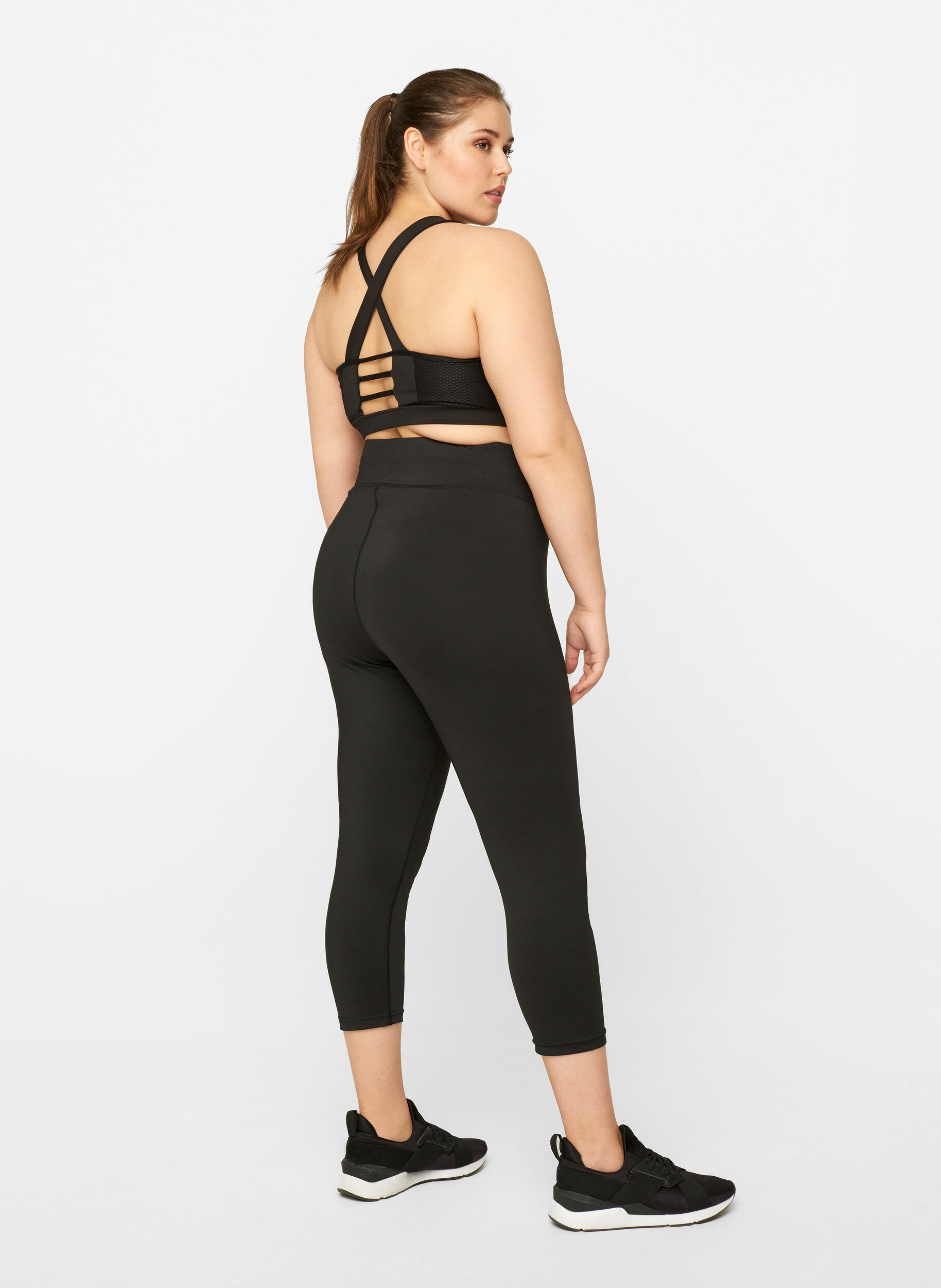 Zizzi 3/4-Trainingshose, Black, Model image number 1