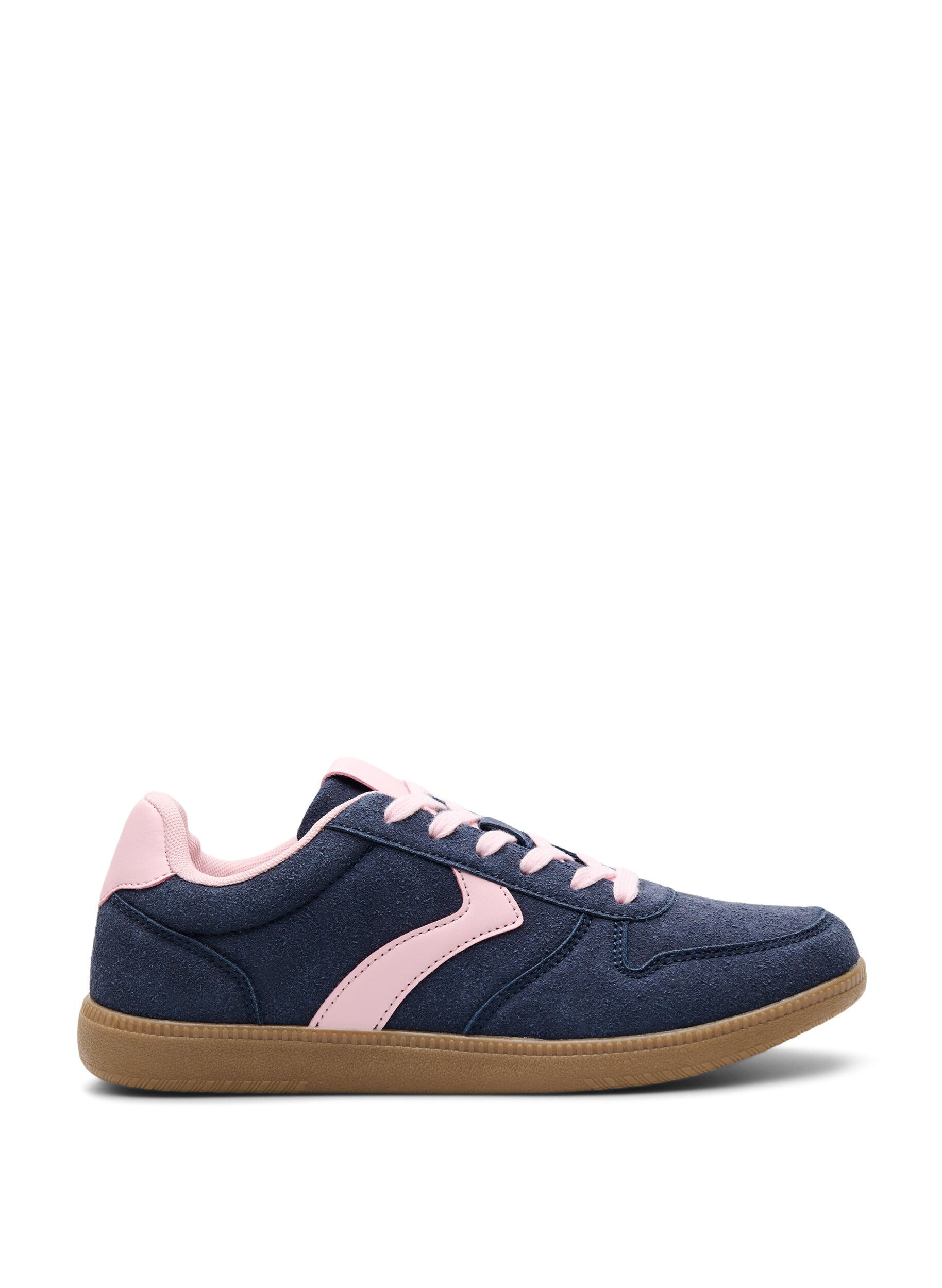 Zizzi Sneaker aus Wildlederimitat, Blau, Packshot image number 0