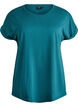 Kurz&auml;rmeliges T-Shirt aus Baumwollmischgewebe, Gr&uuml;n, Packshot image number 0