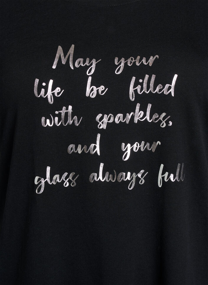 FLASH - T-Shirt mit Print, Schwarz, Packshot image number 2