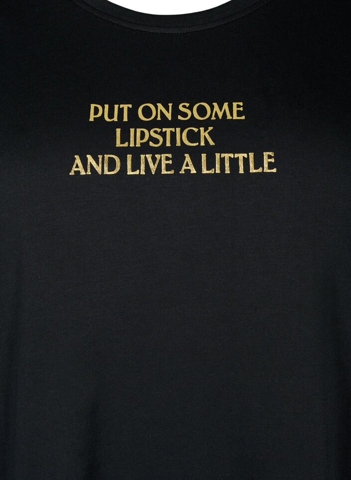 FLASH - T-Shirt mit Motiv, Black Lips, Packshot image number 2