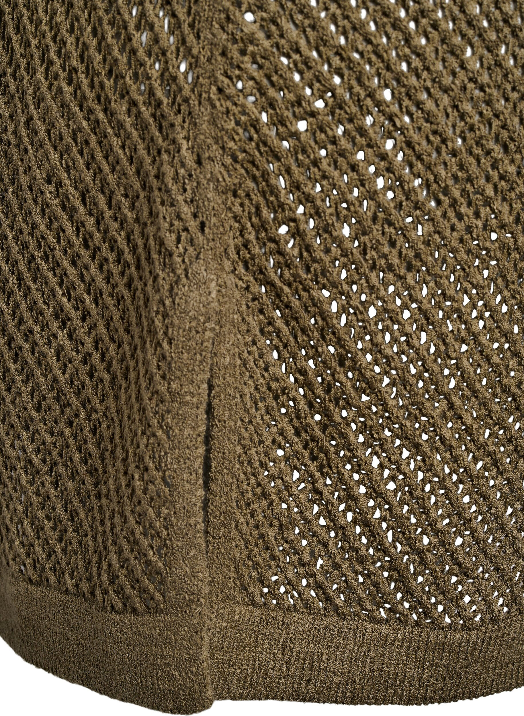 Zizzi FLASH - Kurzarmpullover mit V-Ausschnitt, Gr&uuml;n, Packshot image number 3