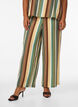 Lockere Hose aus Viskose mit Streifen, Braun, Model image number 2
